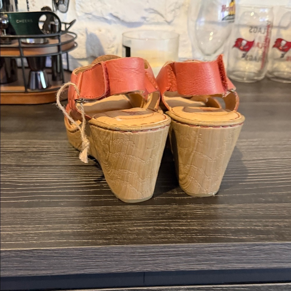 Born Women's Orange Woven Sandals - Picture 3 of 7